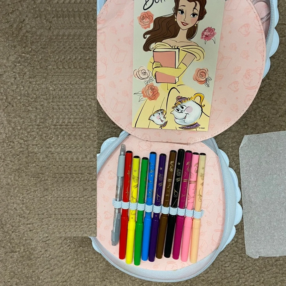 Disney Beauty and the Beast Princess Bell Bag with Craft Supplies
